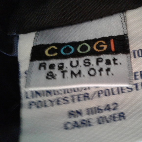 Coogi Mens XL Military Navy Parka Jacket Blazer Embroidered Patches black - Picture 10 of 10